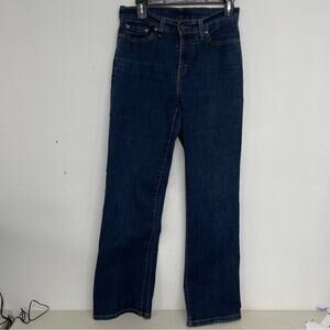 Levi’s Dark Wash High Rise Bootcut Jeans Womens 26 Zip Fly 30in Inseam